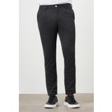 Erkek Siyah Poliviskon Trend Pileli Slim Fit Spor Pantolon
