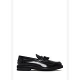Erkek Siyah Püsküllü Deri Loafer WM820012DA