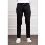 Erkek Siyah Slim Fit Dar Kesim Chino Pantolon
