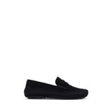 Erkek Siyah Süet Deri Loafer 26SFD632310