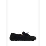 Erkek Siyah Süet Deri Loafer 26SFD633110