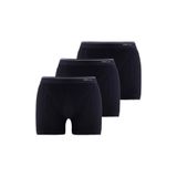 Erkek Siyah Tender Cotton Boxer 3'lü Paket 9673