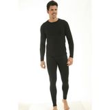 Erkek Siyah Uzun Kol Sıfır Yaka Termal Body 2006 - L - XL