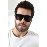 Erkek Siyah Yekpare Cam Polarize Güneş Gözlüğü 23040 C2 P