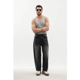 Erkek Skater Fit Jean Pantolon Antrasit