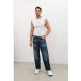 Erkek Skater Fit Jean Pantolon Lacivert