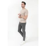 Erkek Skinny Jean Füme Kar Yıkama Düğme Kapamalı Likralı Kot Pantolon - 5602 - 36