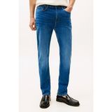 Erkek Slim Fit 5 Cepli Esnek Kot Pantolon - Mavi - 33 - 30