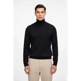 Erkek Slim Fit Balıkçı Yaka Akrilik Uzun Kollu Triko Kazak Günlük Ve Smart Stiller İçin Uygun -Siyah-2XL