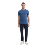 Erkek Slim Fit Bisiklet Yaka Pamuklu Düz Tişört