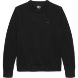 Erkek Slim Fit Bisiklet Yaka Triko Kazak - Siyah