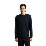 Erkek Slim Fit Bisiklet Yakalı Uzun Kollu Lacivert Sweatshirt EM004591 AF13747-UB118