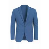 Erkek Slim Fit Blazer Ceket Açık İndigo – Tek Düğmeli – Şık Günlük & Ofis Kombinleri İçin – Tam Astar