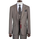 Erkek, Slim Fit Blazer Takım Elbise, İki Düğmeli, Klasik Yaka, Resmi ve Günlük Kullanım (2, Tuape, 54)
