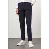 Erkek Slim Fit Chino Pantolon Lacivert