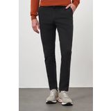 Erkek Slim Fit Chino Pantolon Siyah