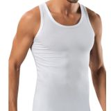 Erkek Slim Fit Dar Kalıp Likralı Penye Sporcu Atleti(Rambo Atleti) (1, BEYAZ, L)
