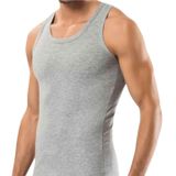 Erkek Slim Fit Dar Kalıp Likralı Penye Sporcu Atleti(Rambo Atleti) (1, GRİ, 2XL)
