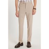Erkek Slim Fit Dar Kesim Chino Yandan Cepli Pamuklu Taş Pantolon