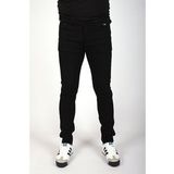 Erkek Slim Fit Dar Kesim Kot Pantolon Siyah