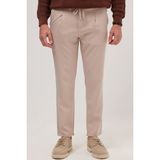 Erkek Slim Fit Dar Kesim Lastikli Bağcık Detaylı Taş Pantolon