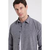 Erkek Slim Fit Dar Kesim Uzun Kollu Düz Kışlık Oduncu Gömlek