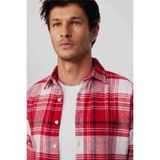 Erkek Slim Fit Dar Kesim Uzun Kollu Kareli Kışlık Oduncu Gömlek