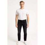 Erkek Slim Fit Dar Paça Esnek Likralı Denim Jeans Kot Pantolon - 7410