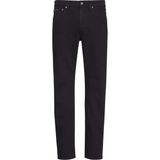 Erkek Slim Fit Daralan Paça Termal Jean Pantolon - Siyah