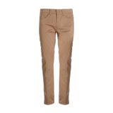 Erkek Slim Fit Düğme Kapamalı Dar Paça Günlük Kahverengi Jeans 50520193-282