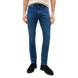 Erkek Slim Fit Düz Paça Pamuklu Esnek Denim Lacivert Jeans MW0MW41905-1BM