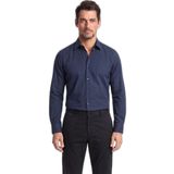 Erkek Slim Fit Logo İşleme Detaylı Pamuklu Uzun Kollu Lacivert Gömlek 26413800-013