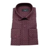 Erkek Slim Fit Puantiyeli Gömlek 000144