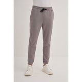 Erkek Slim Fit Scuba Kumaş Pamuklu Eşofman Altı 80070 - XL - Gri
