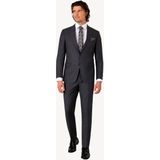 Erkek Slim Fit Sivri Yaka Takım Elbise - Gri - 48 / 6