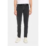 Erkek Slim Fit Yıkamalı Taşlamalı Esnek Kot Düz Paça Tapered Gri Pantolon