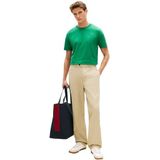 Erkek Slim Fit Yuvarlak Yakalı Kısa Kollu Esnek Kumaş Yeşil T-Shirt MW0MW39995-L4F