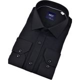 Erkek Slim Fitt Armürlü Uzun Kol Gömlek 2413 BGL-ST04383 - Siyah