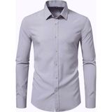 Erkek Slim Fitt Uzun Kol Gömlek 2290 BGL-ST04378 - Açık Gri