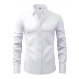 Erkek Slim Fitt Uzun Kol Gömlek 2290 BGL-ST04378 BEYAZ XL