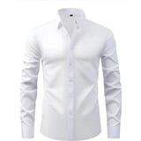 Erkek Slim Fitt Uzun Kol Gömlek 2290 BGL-ST04378 - Beyaz