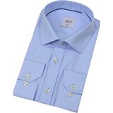 Erkek Slim Fitt Uzun Kol Kulplu Gömlek 2396 BGL-ST04379 - Mavi