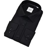 Erkek Slim Fitt Uzun Kol Kulplu Gömlek 2396 BGL-ST04379 - Siyah