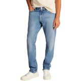 Erkek Slim Straight Jean Pantolon Mavi