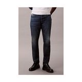 Erkek Slim Tapered Fit Termal Kumaşlı Jean Pantolon - Koyu Mavi - 31 / 32