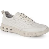Erkek Sneaker Ayakkabı Hakiki Deri Delikli Nefes Alan Hava Kanallı Hafif Eva Taban Günlük Spor Lbr H1119 - 001-Bej