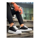 Erkek Sneaker Günlük Rahat Yürüyüş Ayakkabısı Bağcıklı Yüksek Taban Ergonomik Konfor Uzun Süreli Rahatlık Casual Spor Stil Aktif Yaşam BESKAR KB X46