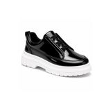 Erkek Sneaker Günlük Rahat Yürüyüş Ayakkabısı Bağcıksız Uzun Süreli Rahatlık Casual Spor Stil Ergonomik Konfor Siyah Rugan Dokulu BESKAR KB 703