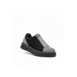 Erkek Sneaker Günlük Rahat Yürüyüş Ayakkabısı Bağcıksız Yüksek Taban Hafif Nefes Alabilen Ergonomik Konfor Rahat Kalıp Siyah Düz Dokulu BESKAR KB 007