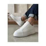 Erkek Sneaker Günlük Rahat Yürüyüş Ayakkabısı Ergonomik Konfor Uzun Süreli Rahatlık Casual Spor Stil Gün Boyu Konfor Altın Düz Dokulu BESKAR BLF 010
